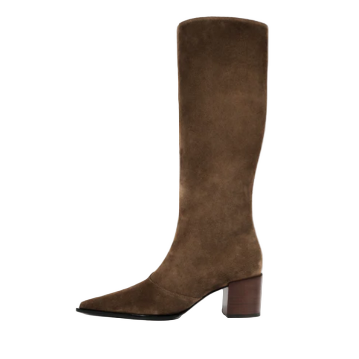 Schutz Raffaela Up Mid Suede Boots