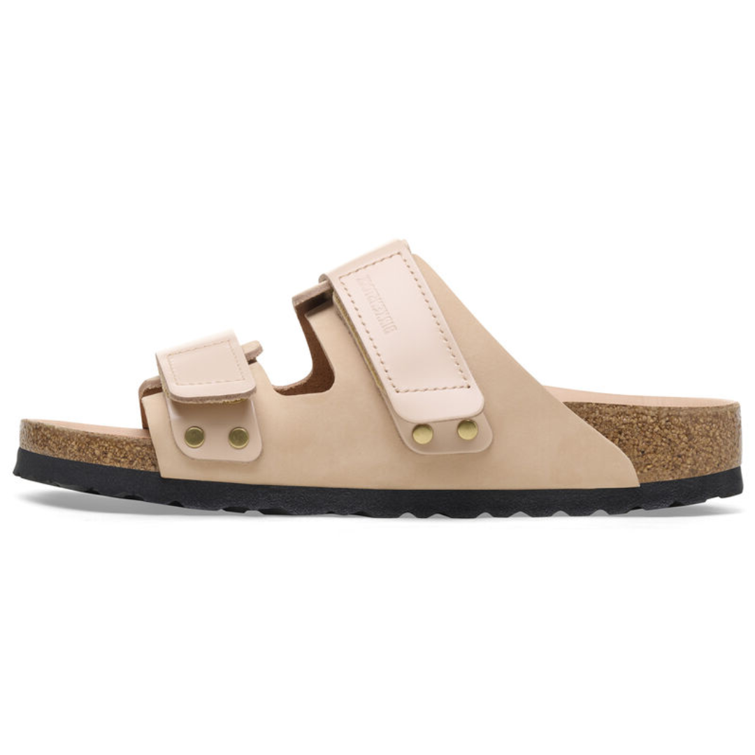 【関税&送料込】Birkenstock Uji Sandal. Uji Nubuck Leather High Shine Black | BIRKENSTOCK