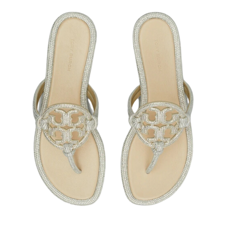 Tory Burch Miller Knotted Pavé Sandal