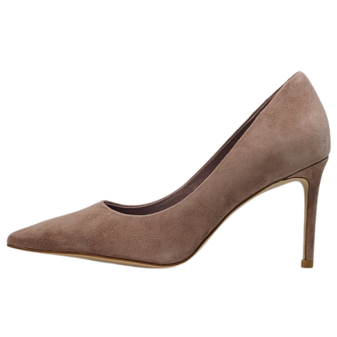 Jeffrey Campbell Nikia-2 Pump – Baehr Feet Shoe Boutique NEW JEFFREY CAMPBELL women\'s nikia 2 pump in taupe suede main image 0