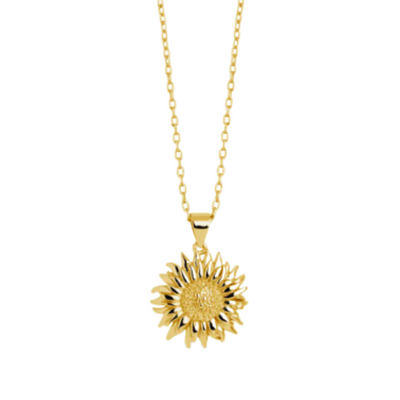 Sterling Forever Solaris Sunflower Necklace