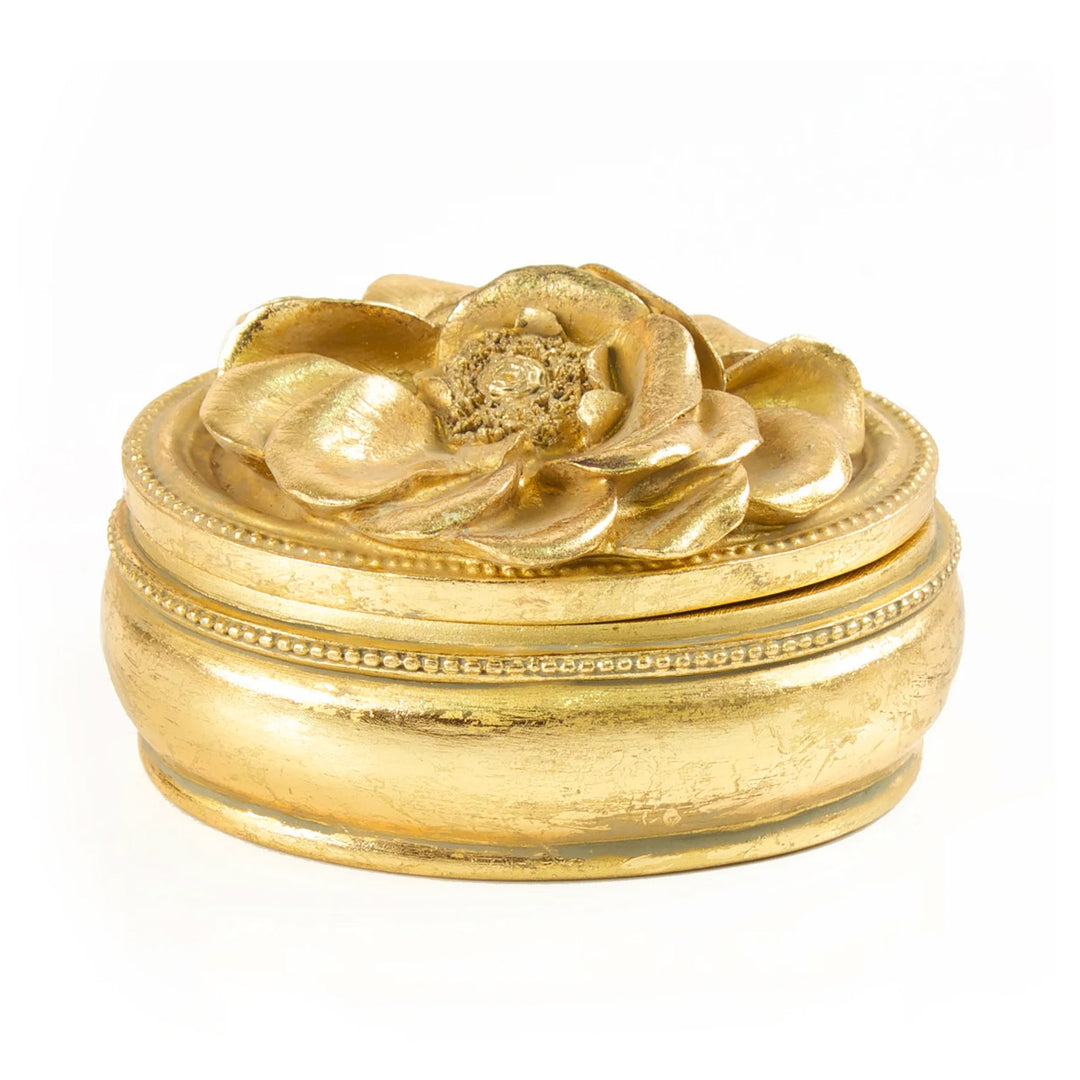 Seda France Delphinium Bleu et Blanc Gold Candle