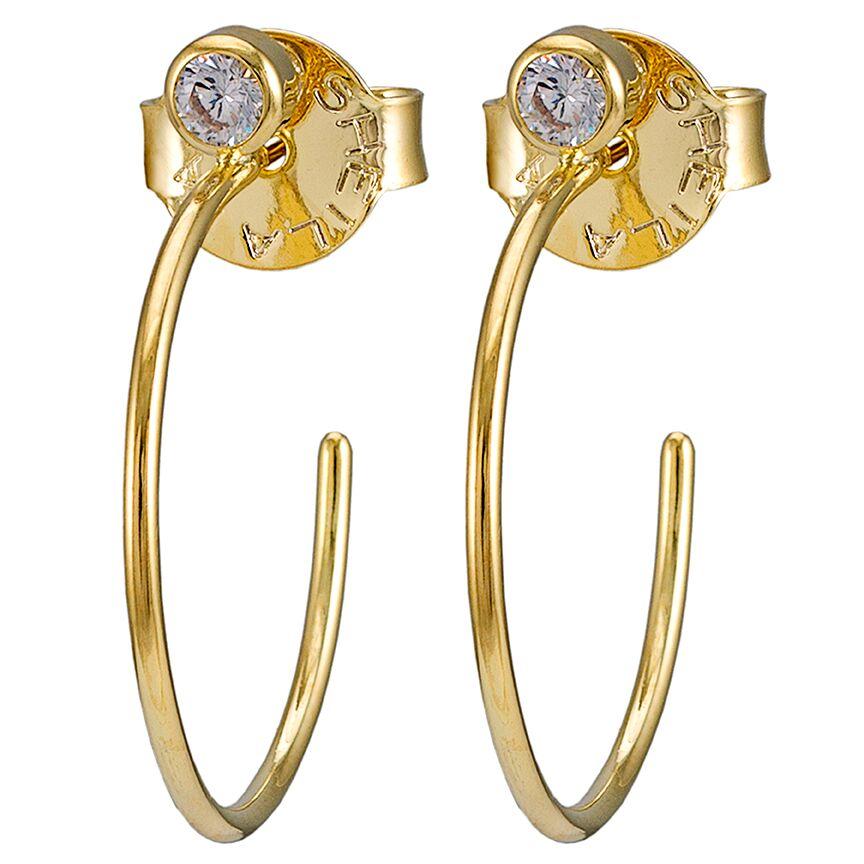 Sheila Fajl Small Sima Hoops Gold