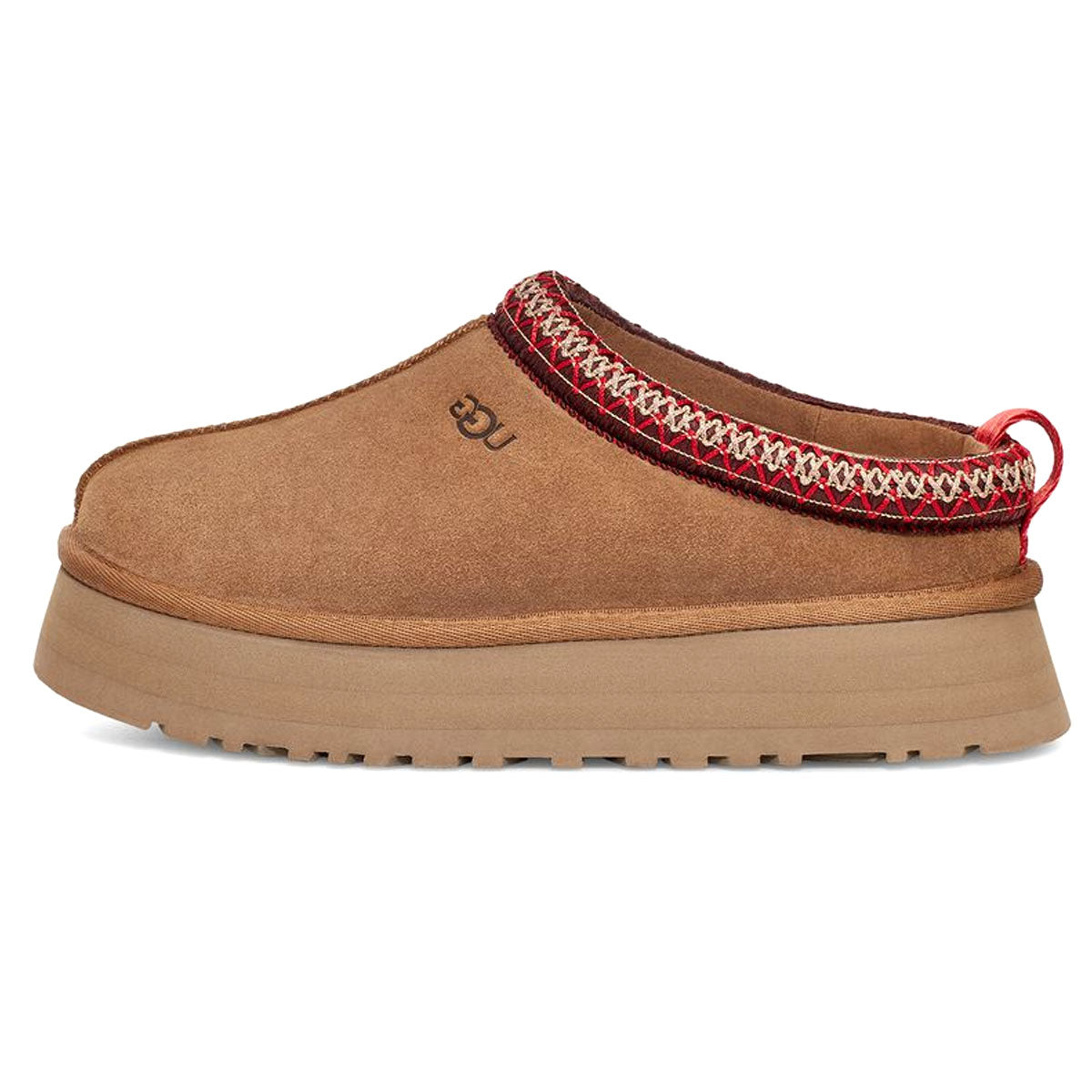 UGG Tazz II women's suede slippers with 1.5-inch platform and plush UGGplush wool lining — designer women's shoes and cozy slippers