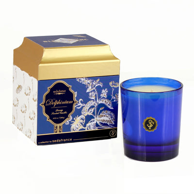 Seda France Delphinium Bleu et Blanc Boxed Candle