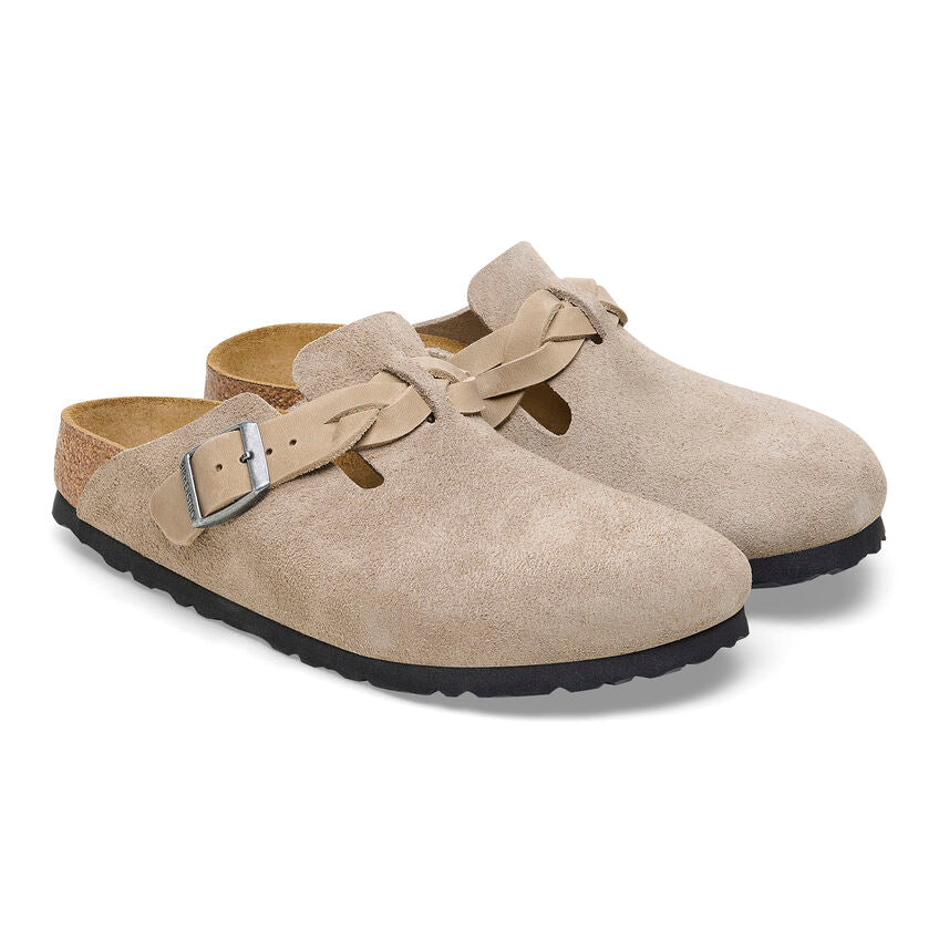 Birkenstock Boston Braided Suede