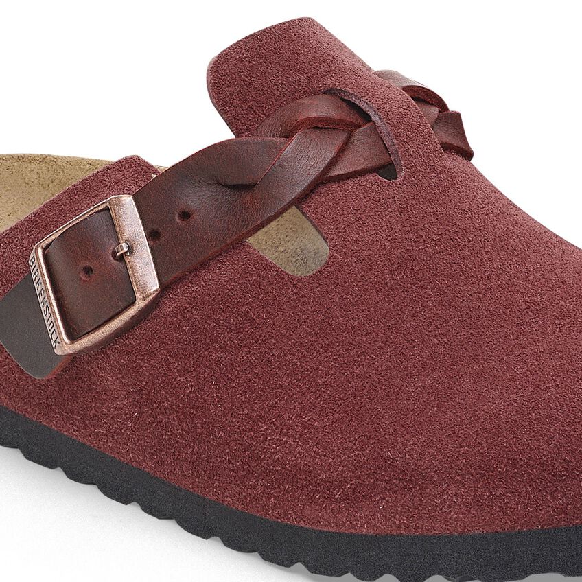 Birkenstock Boston Braided Suede