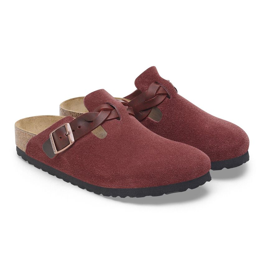 Birkenstock Boston Braided Suede