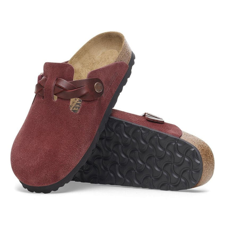 Birkenstock Boston Braided Suede