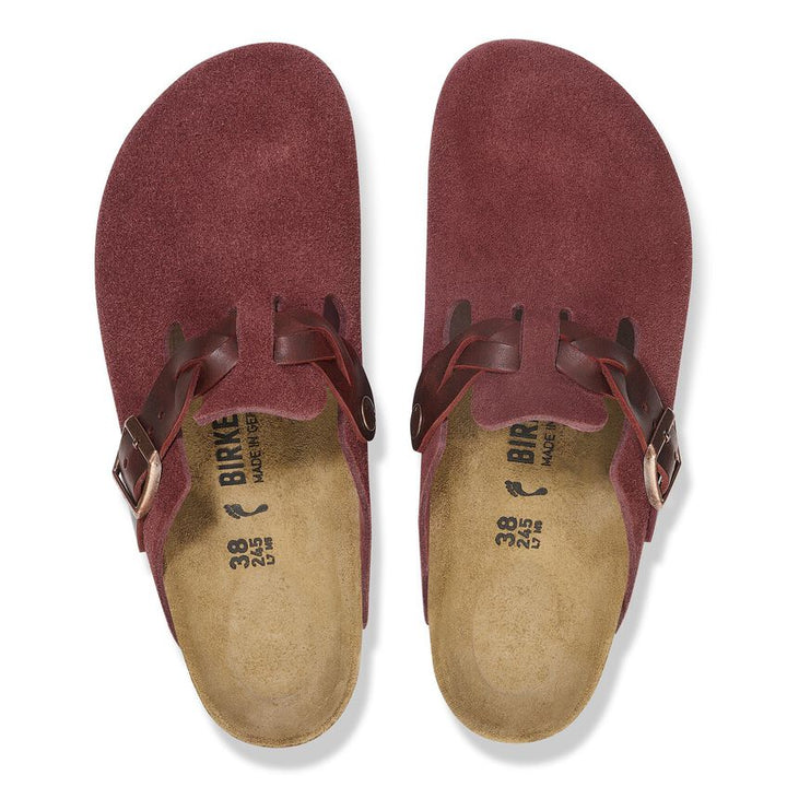 Birkenstock Boston Braided Suede