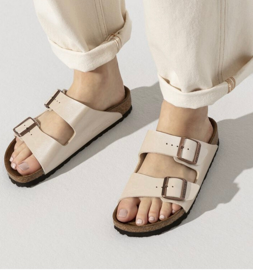 Birkenstock Arizona Big Buckle Graceful Pearl White