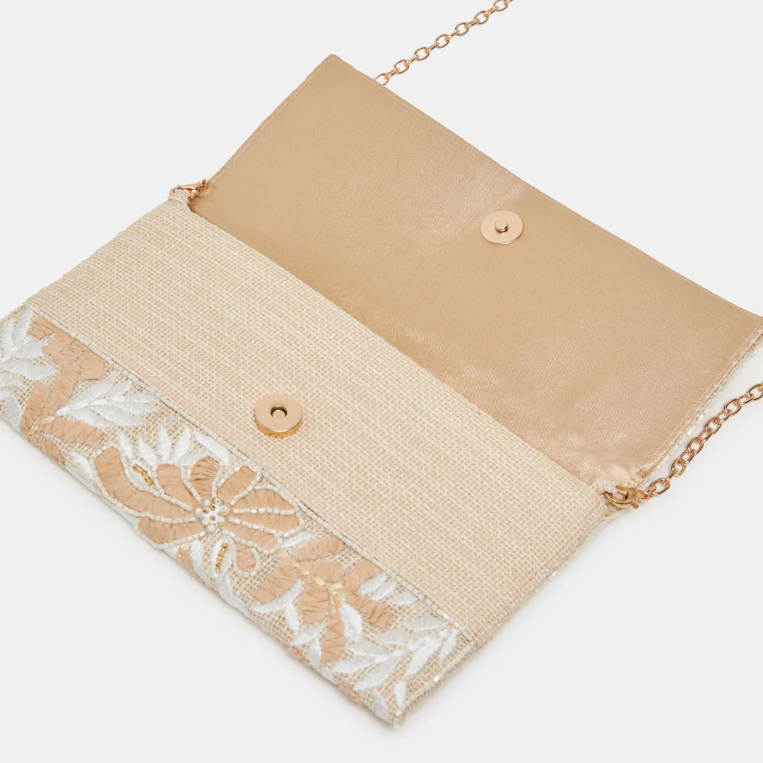 Amalfi-N Natural Embellished Envelope