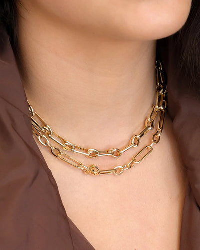 Sterling Forever Valerie Chain Link Necklace