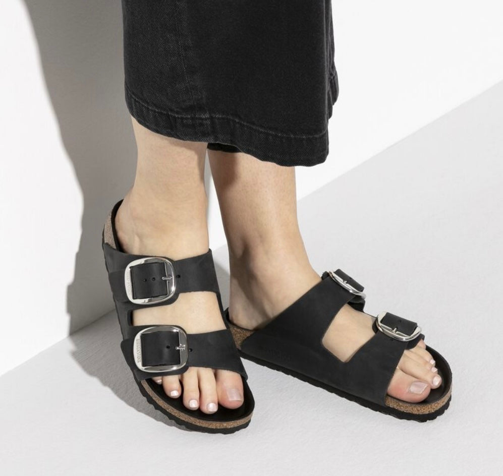 Birkenstock Arizona Big Buckle Black Leather