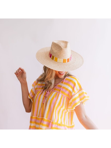 Sunshine Tienda Daisy Palm Hat