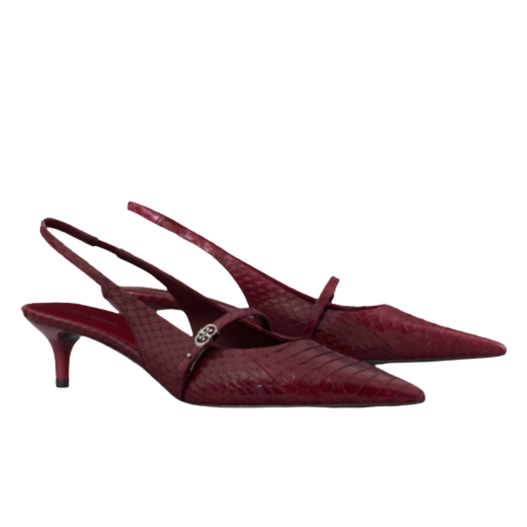 Tory Burch Double T Buckle Mary Jane Pump 45mm