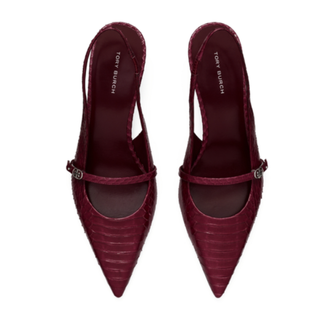 Tory Burch Double T Buckle Mary Jane Pump 45mm