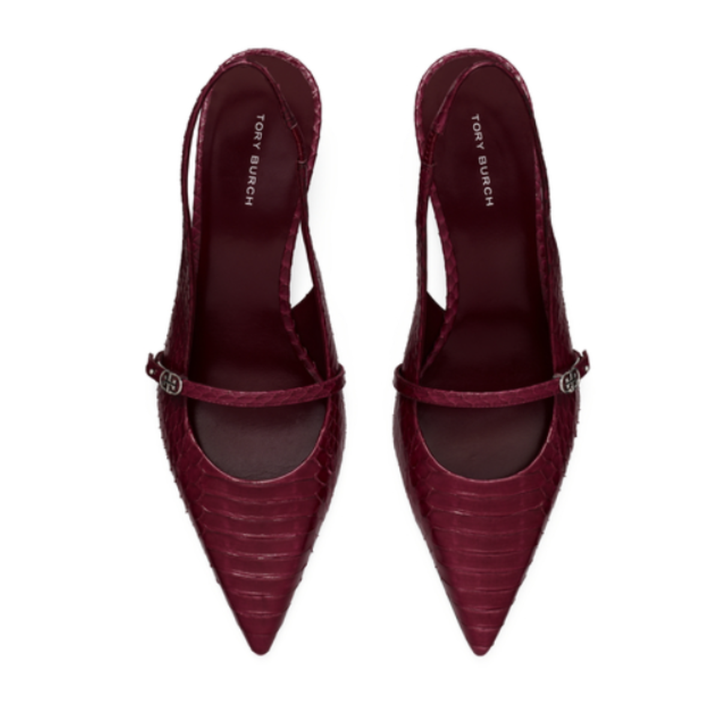 Tory Burch Double T Buckle Mary Jane Pump 45mm