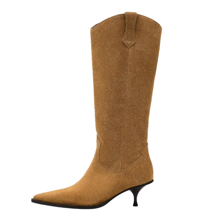 Free People Daisy Slouch Kitten Heel Boot