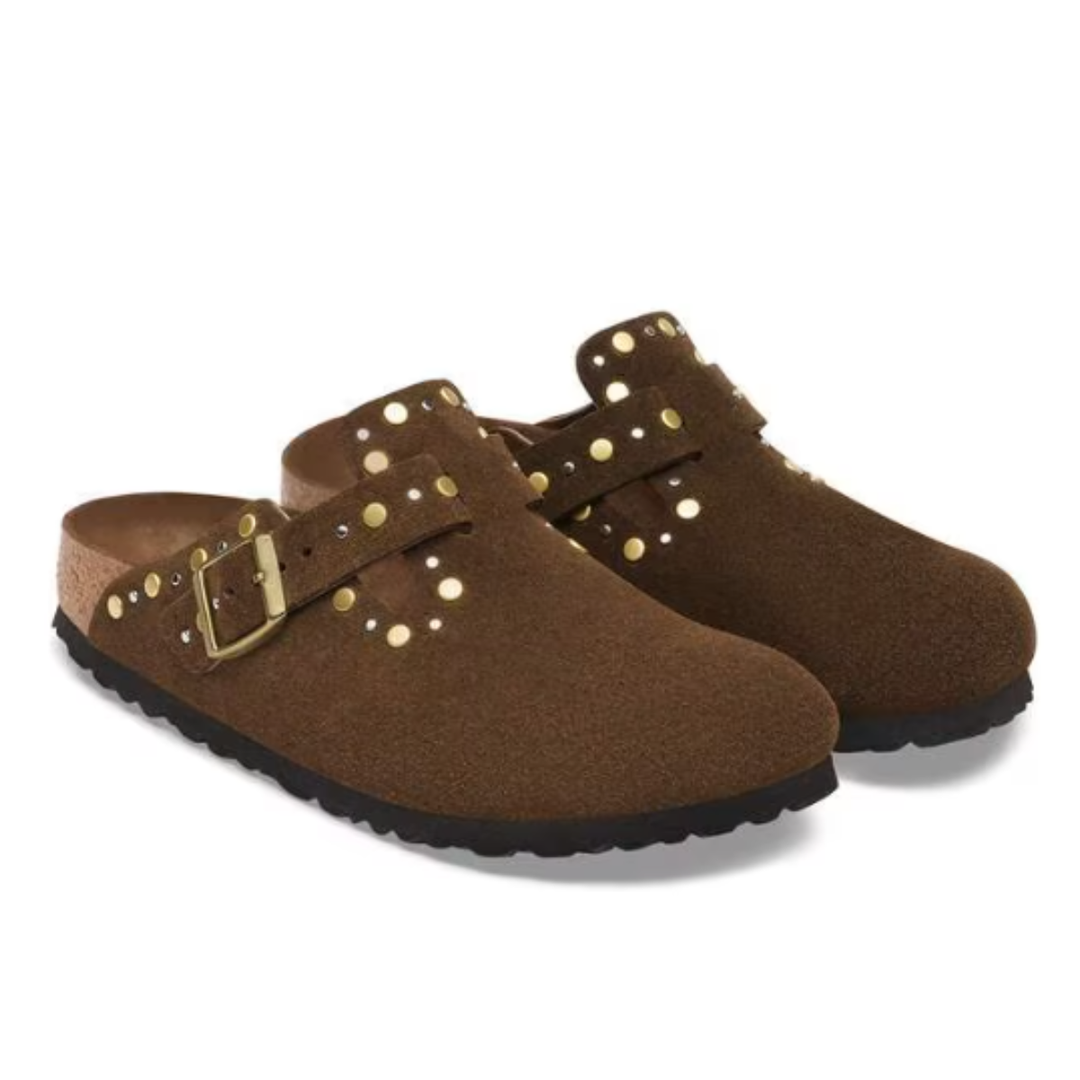 Birkenstock Boston Rivet Suede