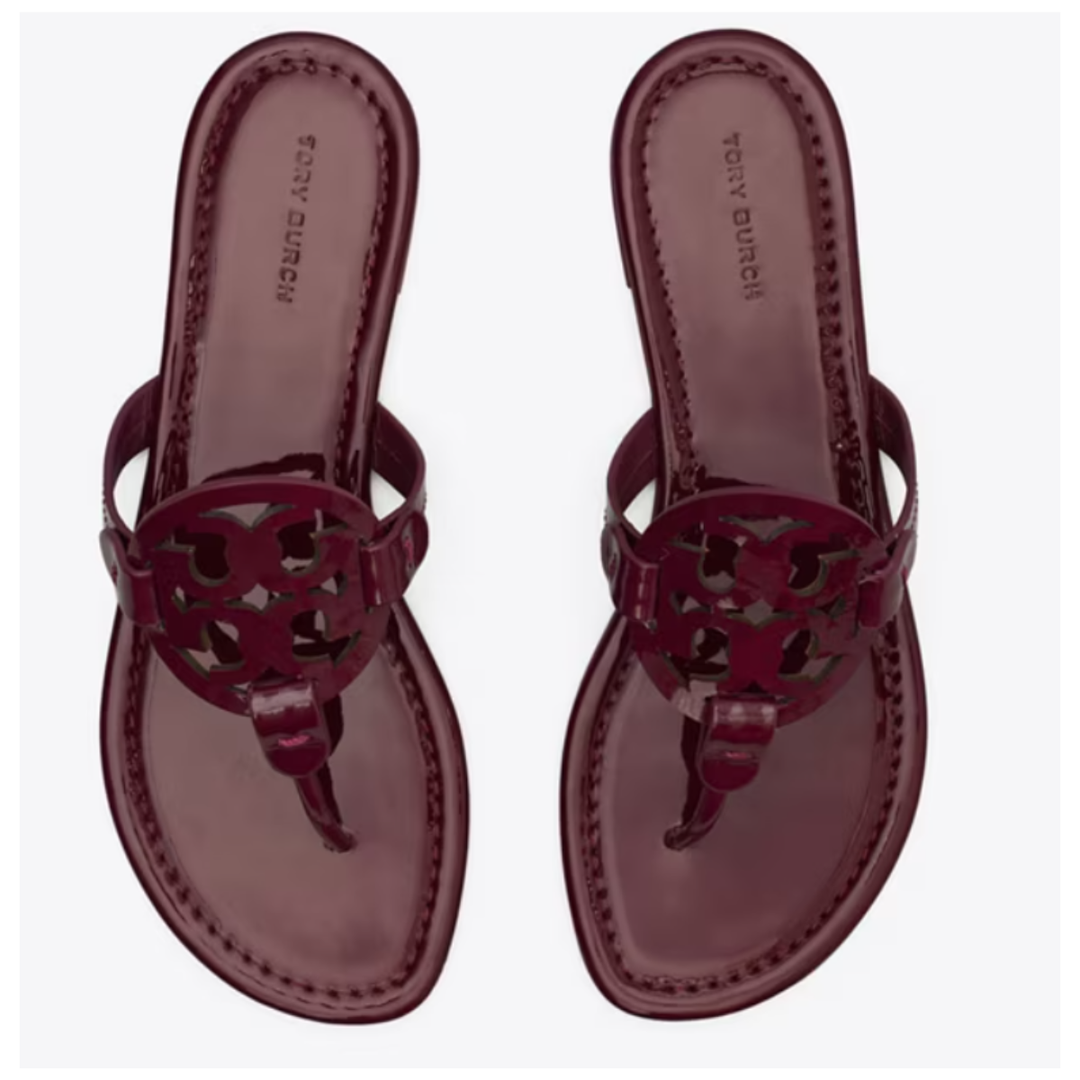 Tory Burch Miller Classic Patent Leather Sandal