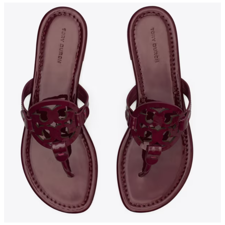 Tory Burch Miller Classic Patent Leather Sandal