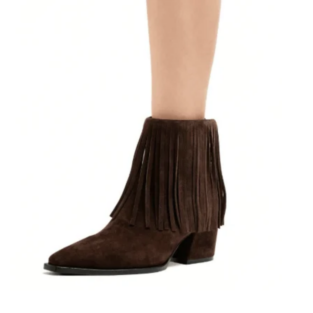 Cecelia New York Majo Fringe Bootie