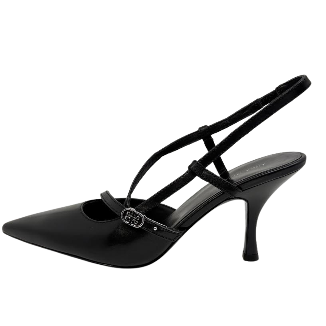 Tory Burch Double T Buckle Strap Pump 75mm
