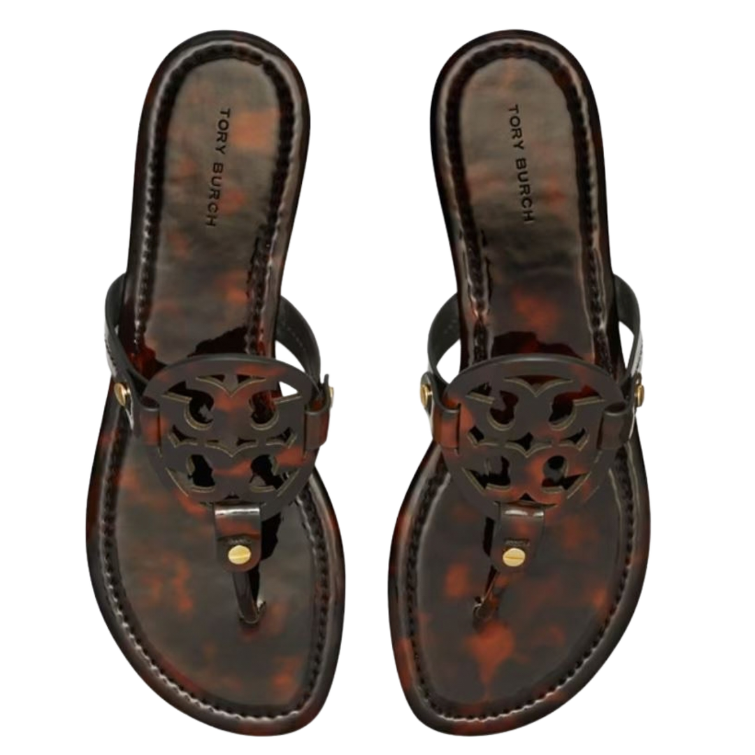 Tory Burch Miller Classic Patent Leather Sandal
