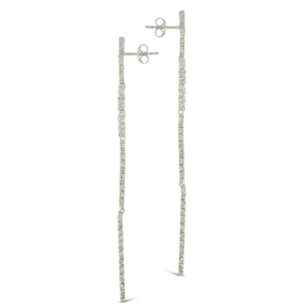 Sterling Forever Audrina Drop Earrings