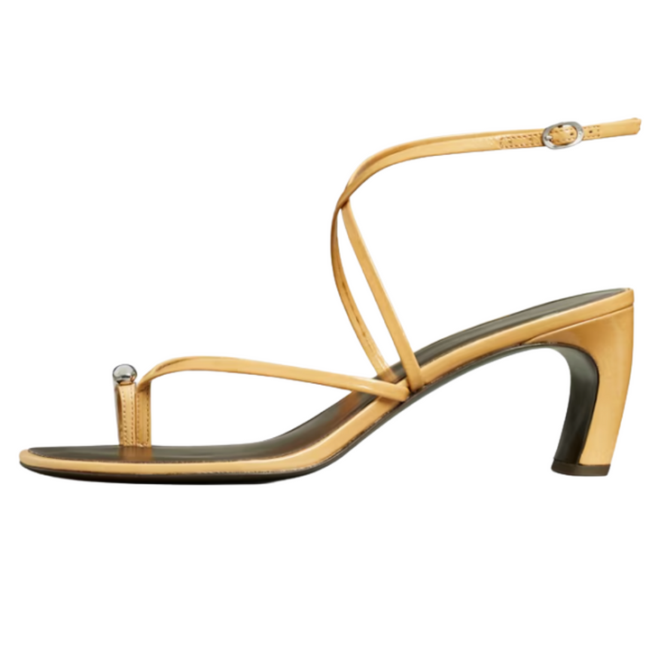 Tory Burch Pierced Multi-Strap Heeled Sandal