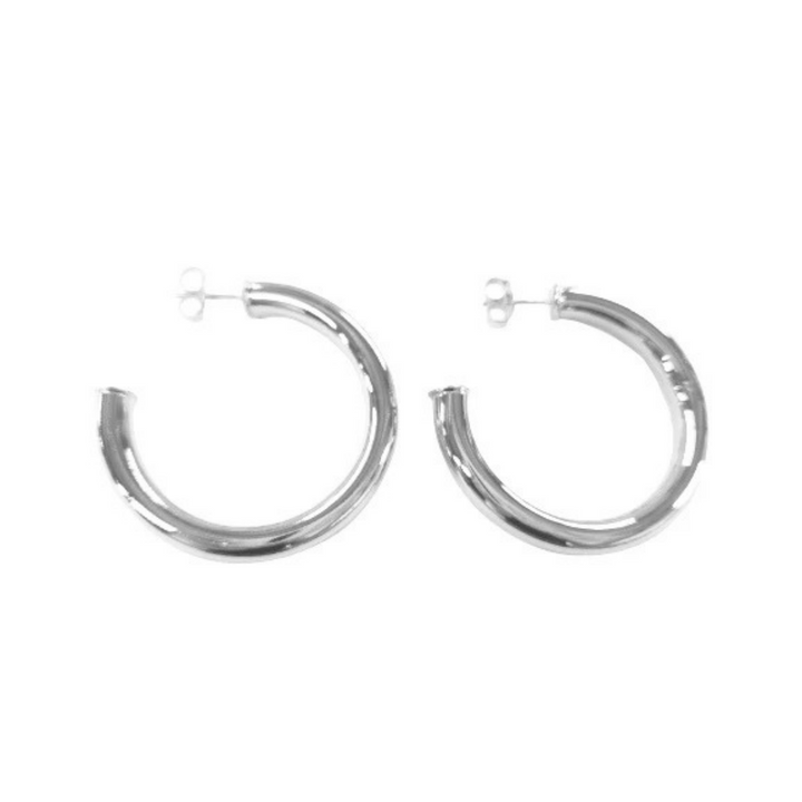 Sheila Fajl Chantal Hoop Polished Silver