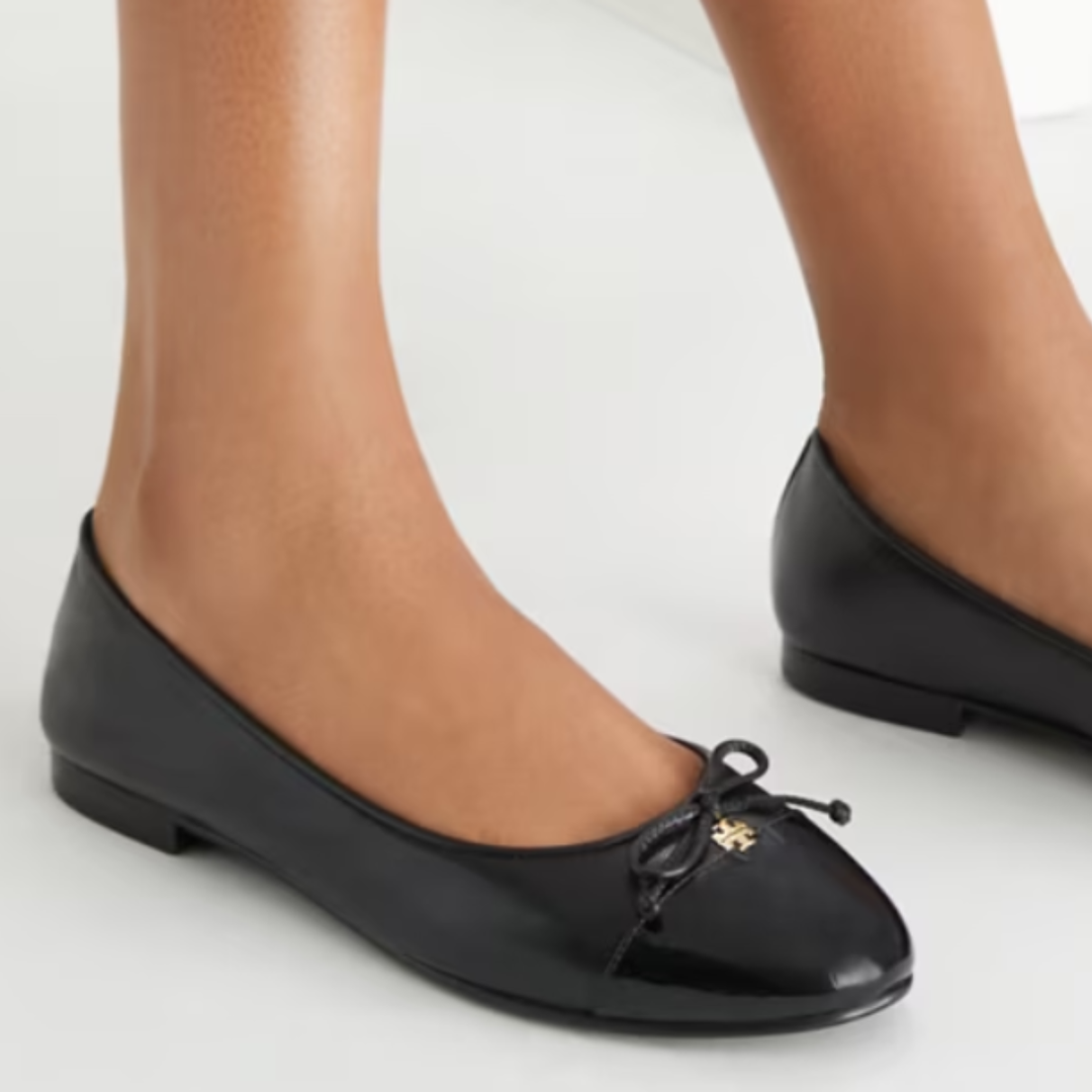 Tory Burch Cap-Toe Ballet Flat