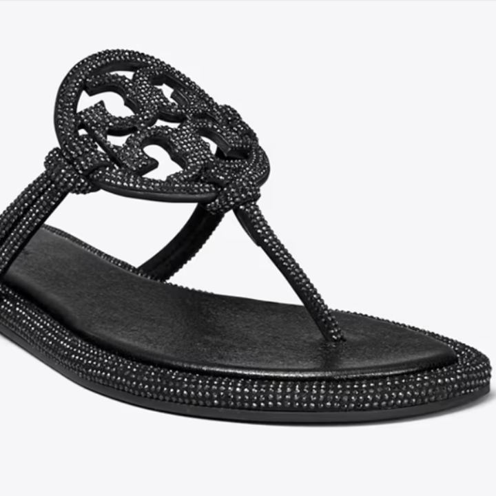 Tory Burch Miller Knotted Pavé Sandal
