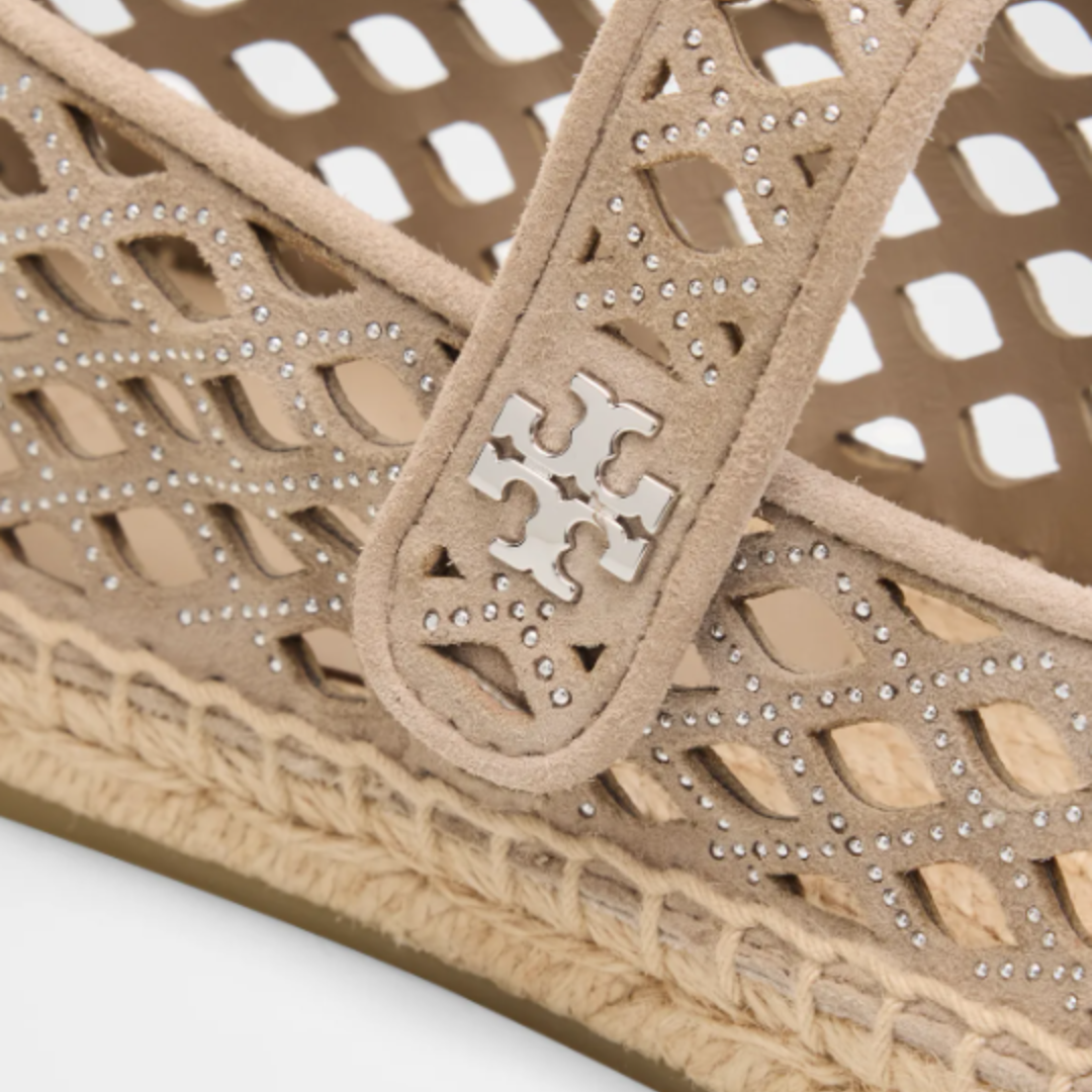 Tory Burch Cap-Toe Mary Jane Espadrille