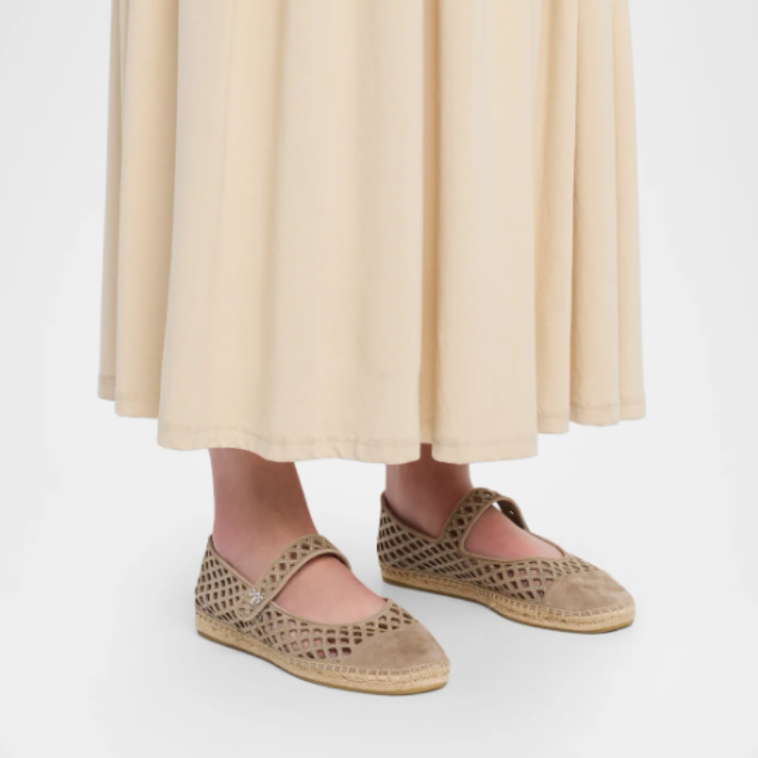 Tory Burch Cap-Toe Mary Jane Espadrille