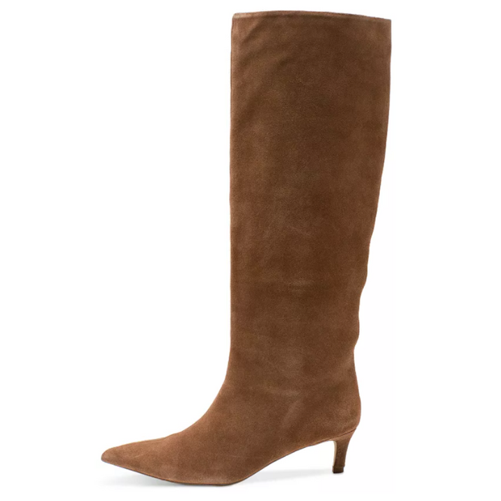 Free People Kiki Suede Kitten Heel Boots