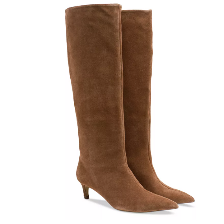 Free People Kiki Suede Kitten Heel Boots