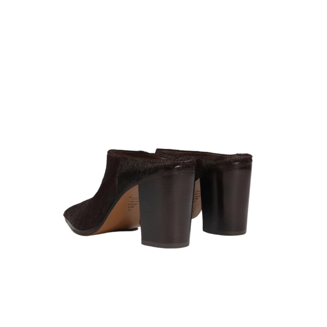 SCHUTZ MIKKI MULE HAIR CALF PUMP