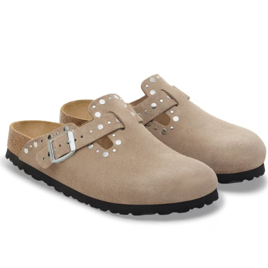 Birkenstock Boston Rivet Suede