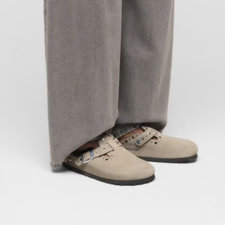 Birkenstock Boston Rivet Suede