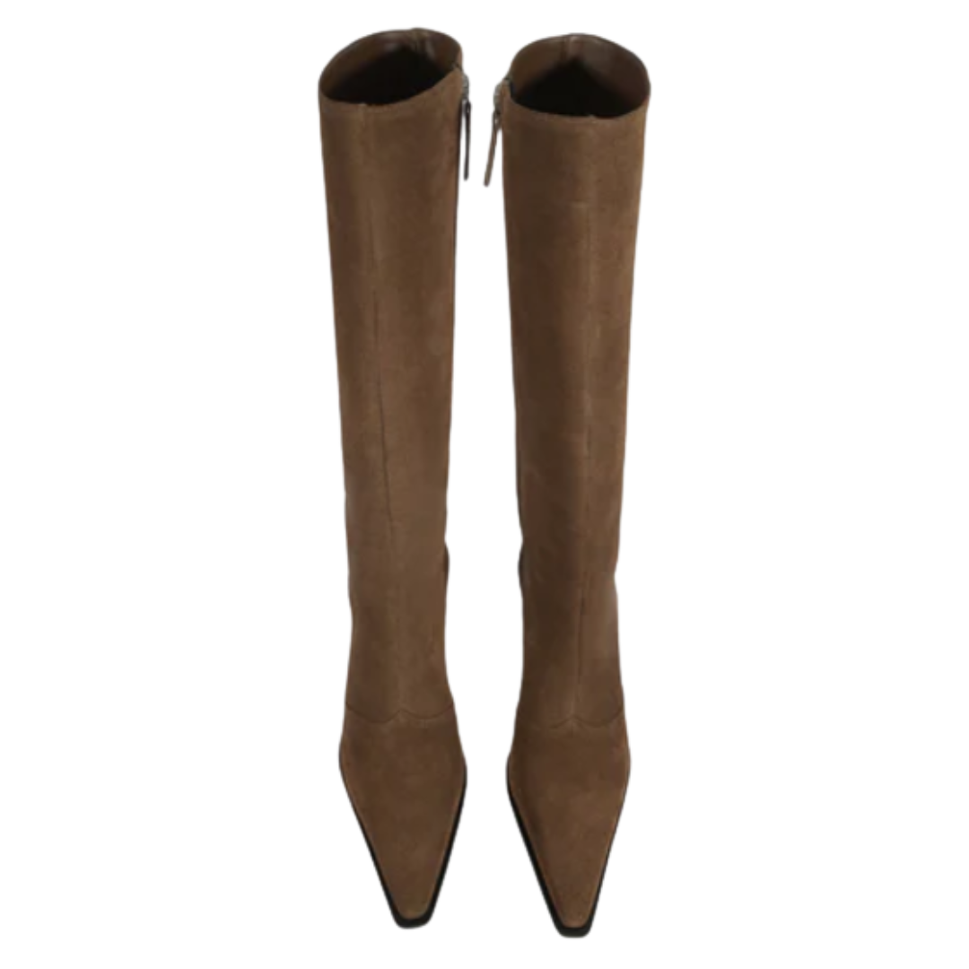Schutz Raffaela Up Mid Suede Boots