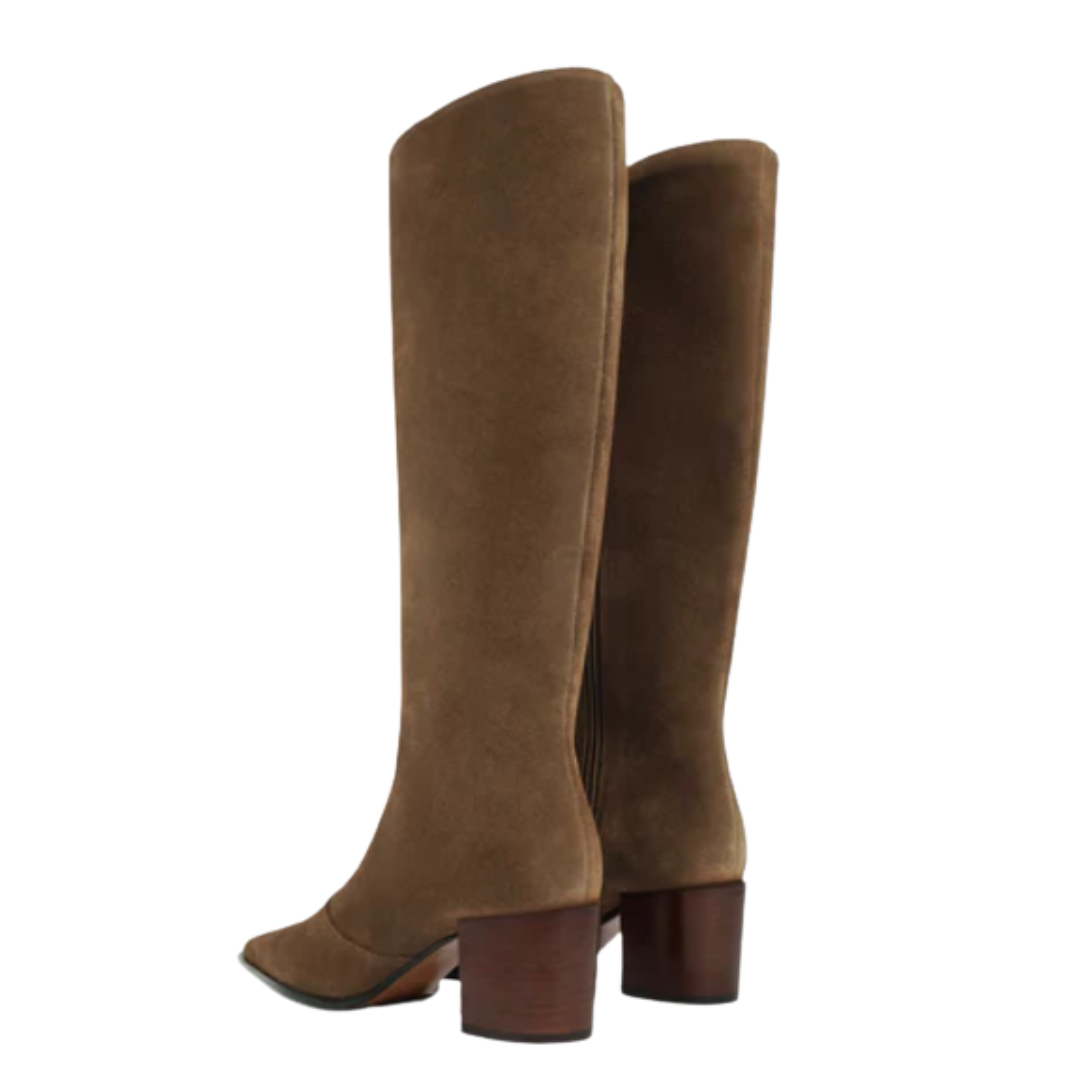 Schutz Raffaela Up Mid Suede Boots