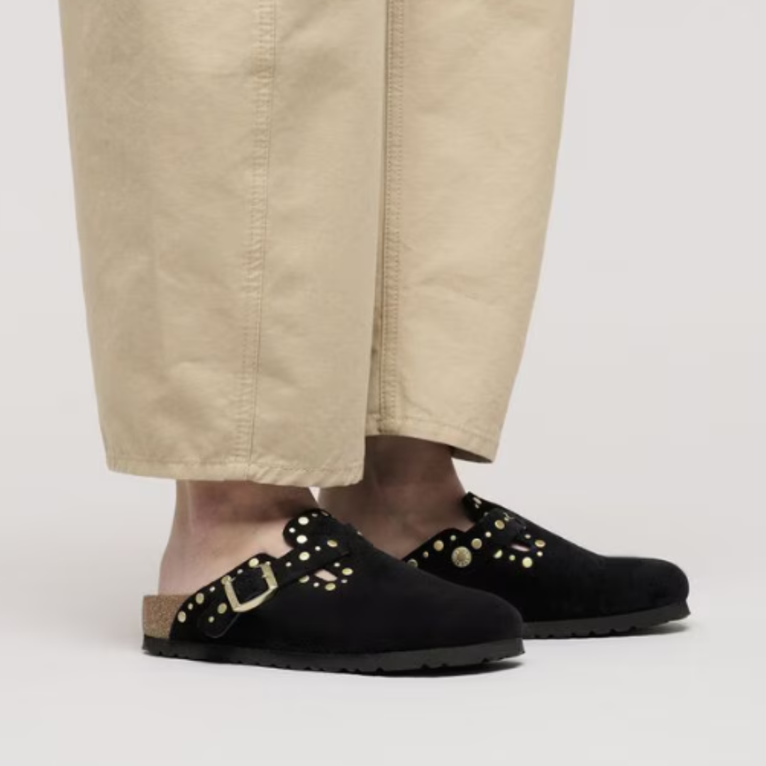 Birkenstock Boston Rivet Suede