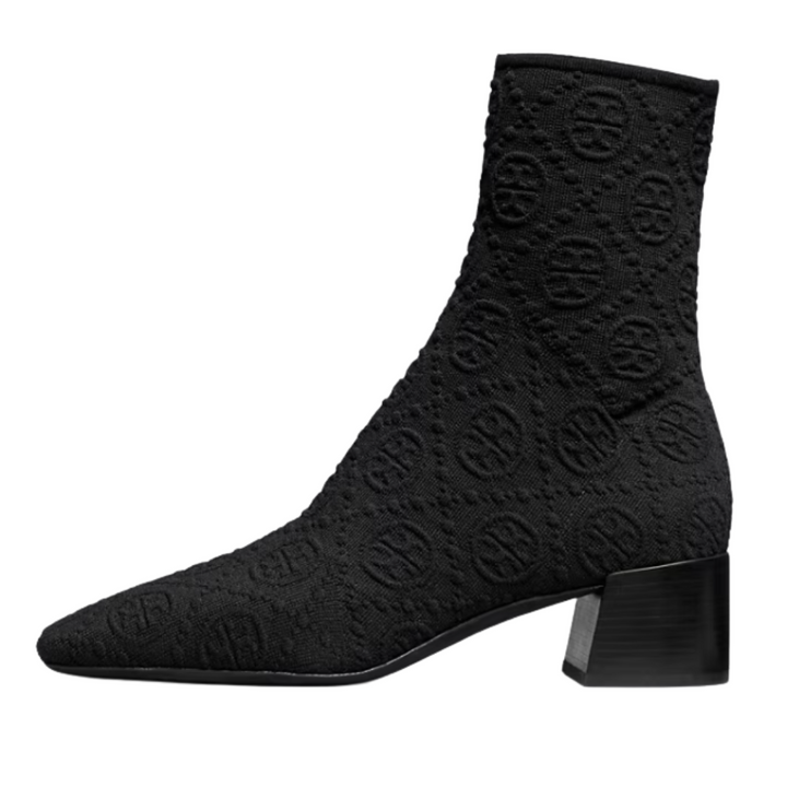 Tory Burch T Monogram Stretch Ankle Boot