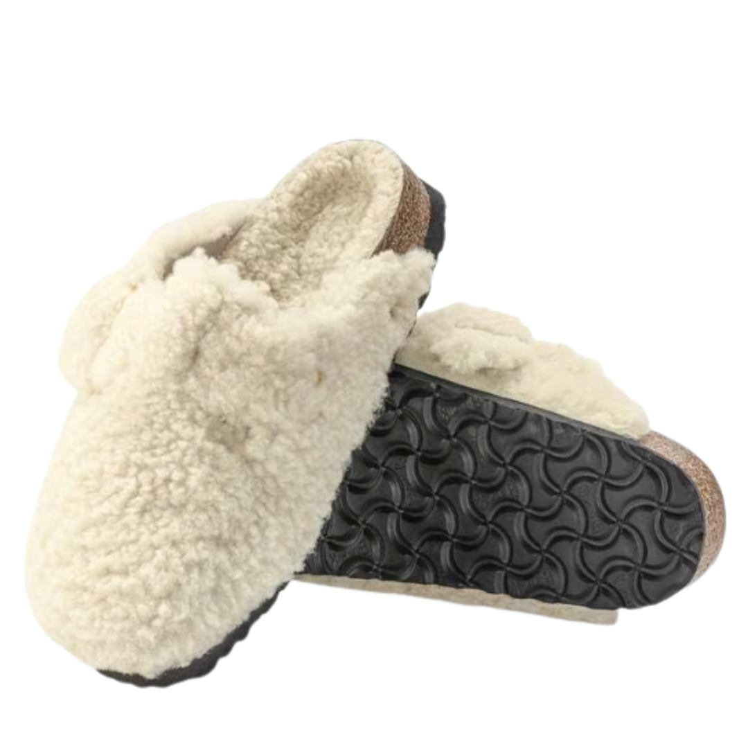 Birkenstock Boston Big Buckle Sherling Teddy