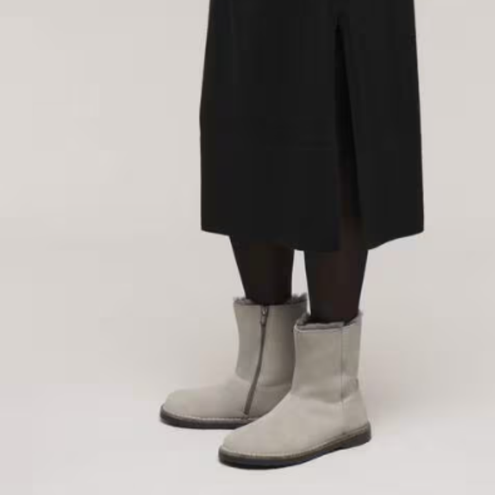 Birkenstock Uppsala Zip Shearling Suede