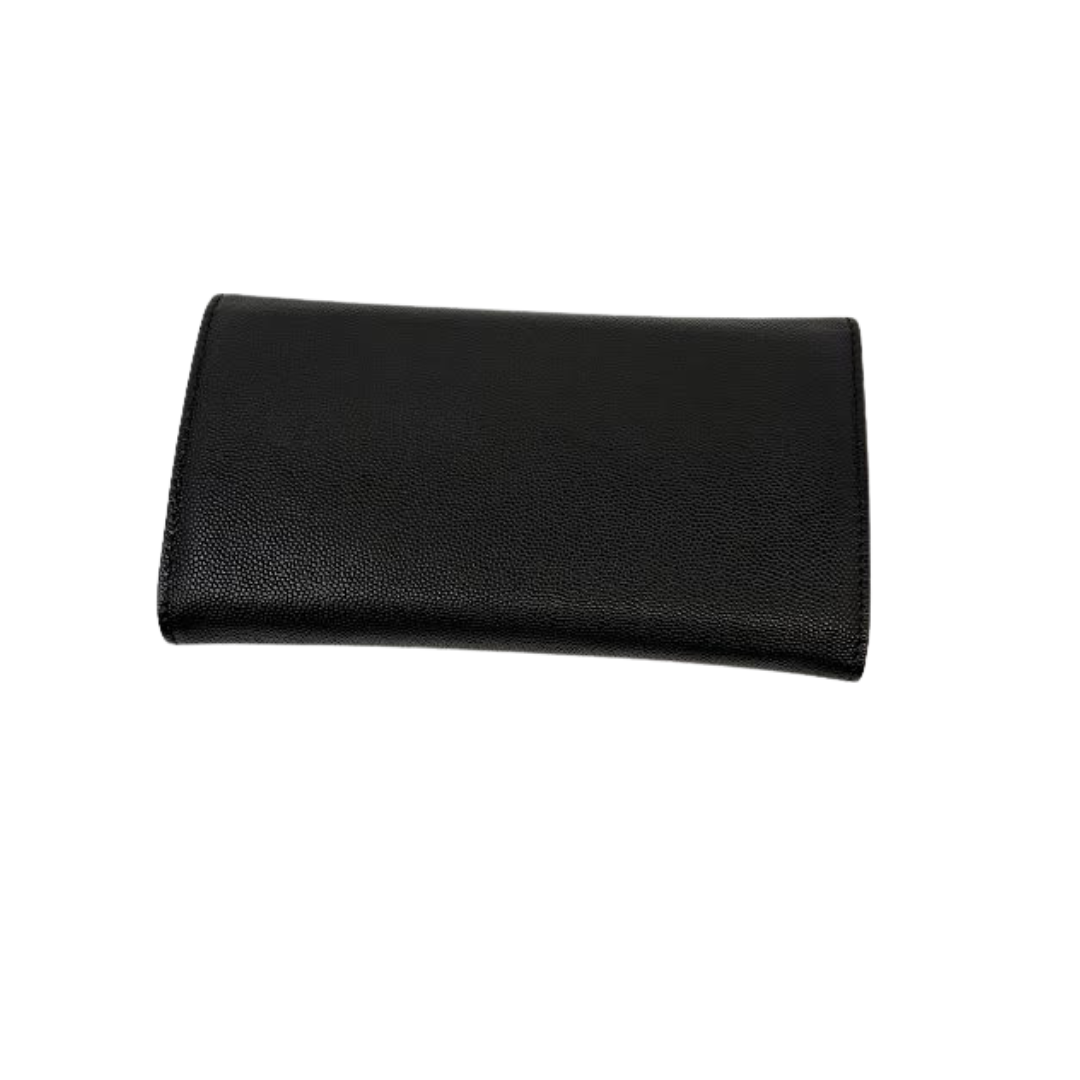 Just Robyn Designs Bow Caviar Leather Clutch