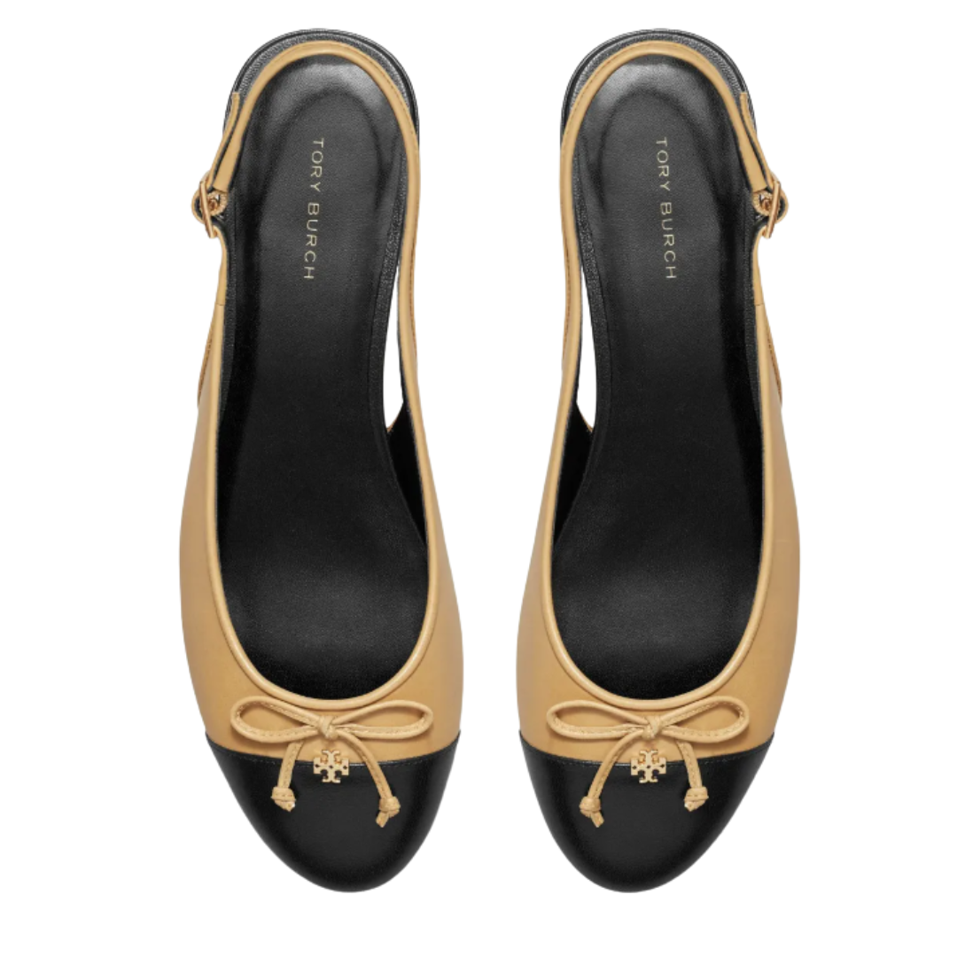 Tory Burch Cap-Toe Slingback Ballet