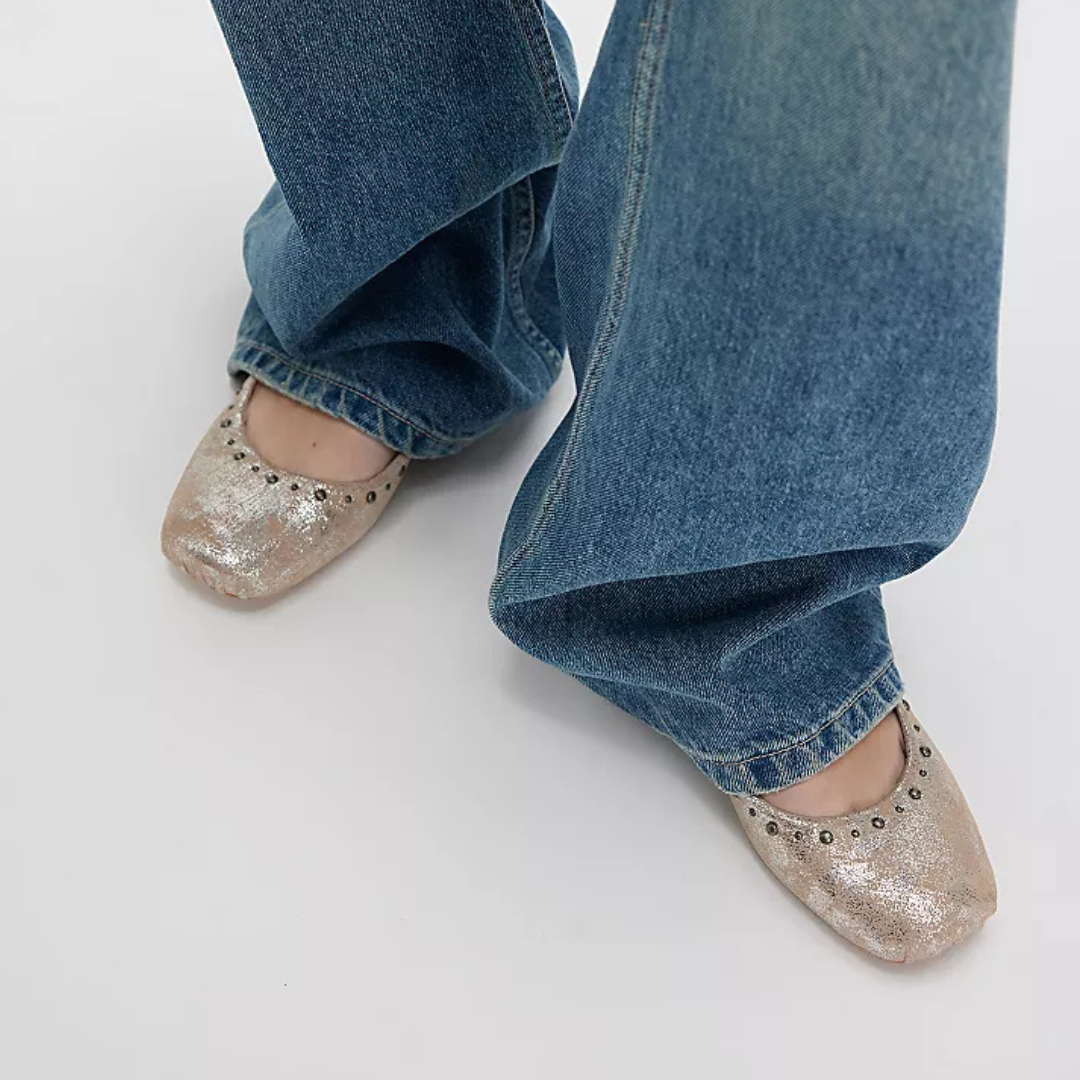 Free People Grace Gems Ballet Flat